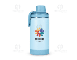Garrafa Térmica em inox 304, pintura eletrostática e capacidade para até 400ml. Possui estrutura em parede dupla e vedação a vácuo para oferecer a conservação da temperatura de líquidos por mais tempo. Dispõe ainda de tampa rosqueável em plástico, com protetor rosqueável para o bocal e alça para transporte. Acompanha base antiderrapante removível.