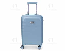 Mala de viagem em plástico resistente, fechamento em zíper e capacidade para até 30 litros. Possui dimensões compatíveis com o padrão da ANAC, compartimento interno com fechamento em zíper e bolso superior em tela de malha, além de cinta compressora no lado oposto para organização de objetos. Conta ainda com alça de mão, quatro rodinhas com giro em 360 graus, puxador com ajuste de nível e alça plástica, além de cadeado numérico TSA. Acompanha placa em metal para personalização.