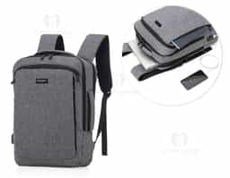 Mochila e Pasta para Notebook em tecido poliéster Compartimento para notebook.
Tamanho total do Notebook - 16,5¨ aconpanha placa