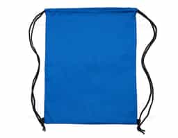Mochila saco impermeável em fibra de poliéster. Contém bolso diagonal na parte frontal com entrada para fones de ouvido e alças de nylon.