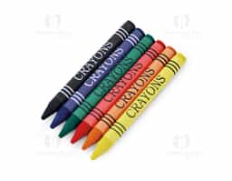 Sacola tipo mochila para colorir em non-woven (80 g/m²) com desenho impresso e bolso interior. 6 gizes de cera inclusos. 300 x 350 mm