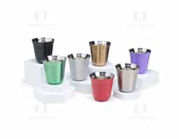 Este copo Isotérmico de inox, com capacidade de 150ml, é ideal para manter sua bebida na temperatura certa por mais tempo. Compacto e resistente, é perfeito para café, chá ou até água, tornando sua pausa mais agradável e prática.