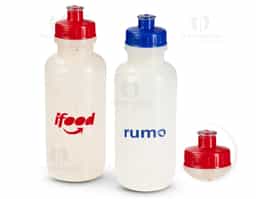 Squeeze produzido em plástico polietileno (PE) com adição de fibra de arroz, unindo resistência e apelo sustentável. Possui capacidade máxima de 500 ml e tampa rosqueável com bico de silicone, que facilita o consumo no dia a dia. Um brinde corporativo funcional, ecológico e ideal para promover sua marca com consciência ambiental.